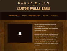 Tablet Screenshot of canyonwalls.com
